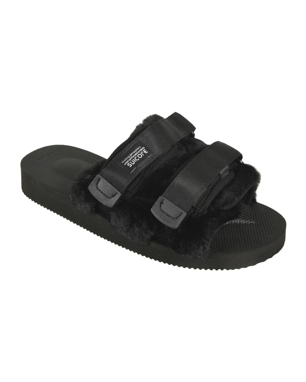 Sliders Suicoke en coloris Black