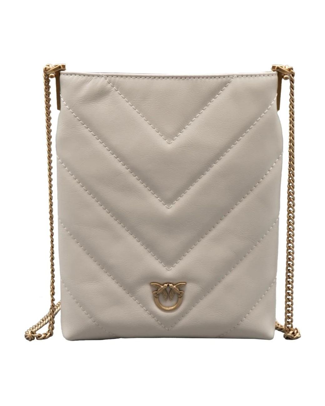 Pinko Gray Cross Body Bags