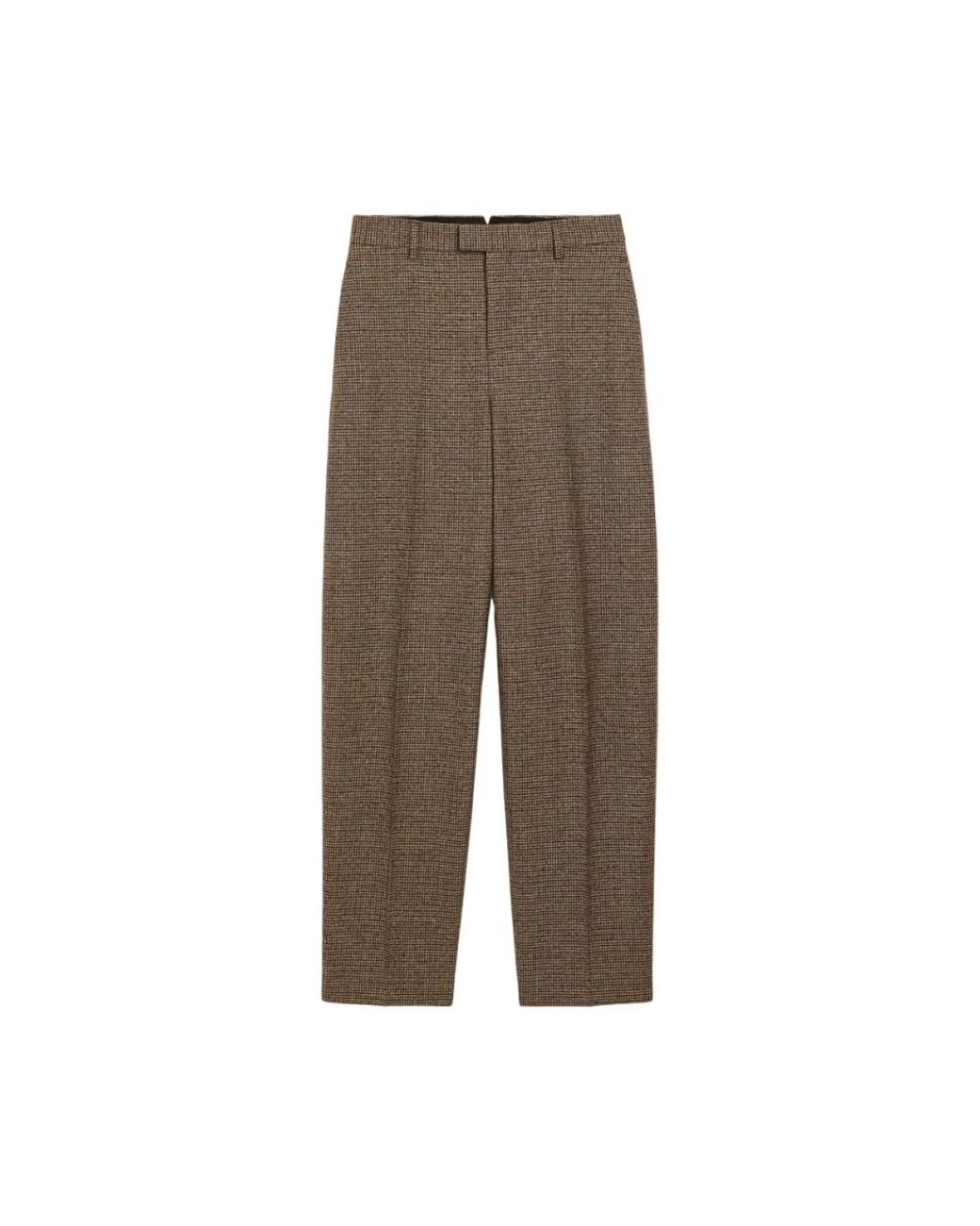 AMI Wollen Broek Met Ballon-Fit in het Brown