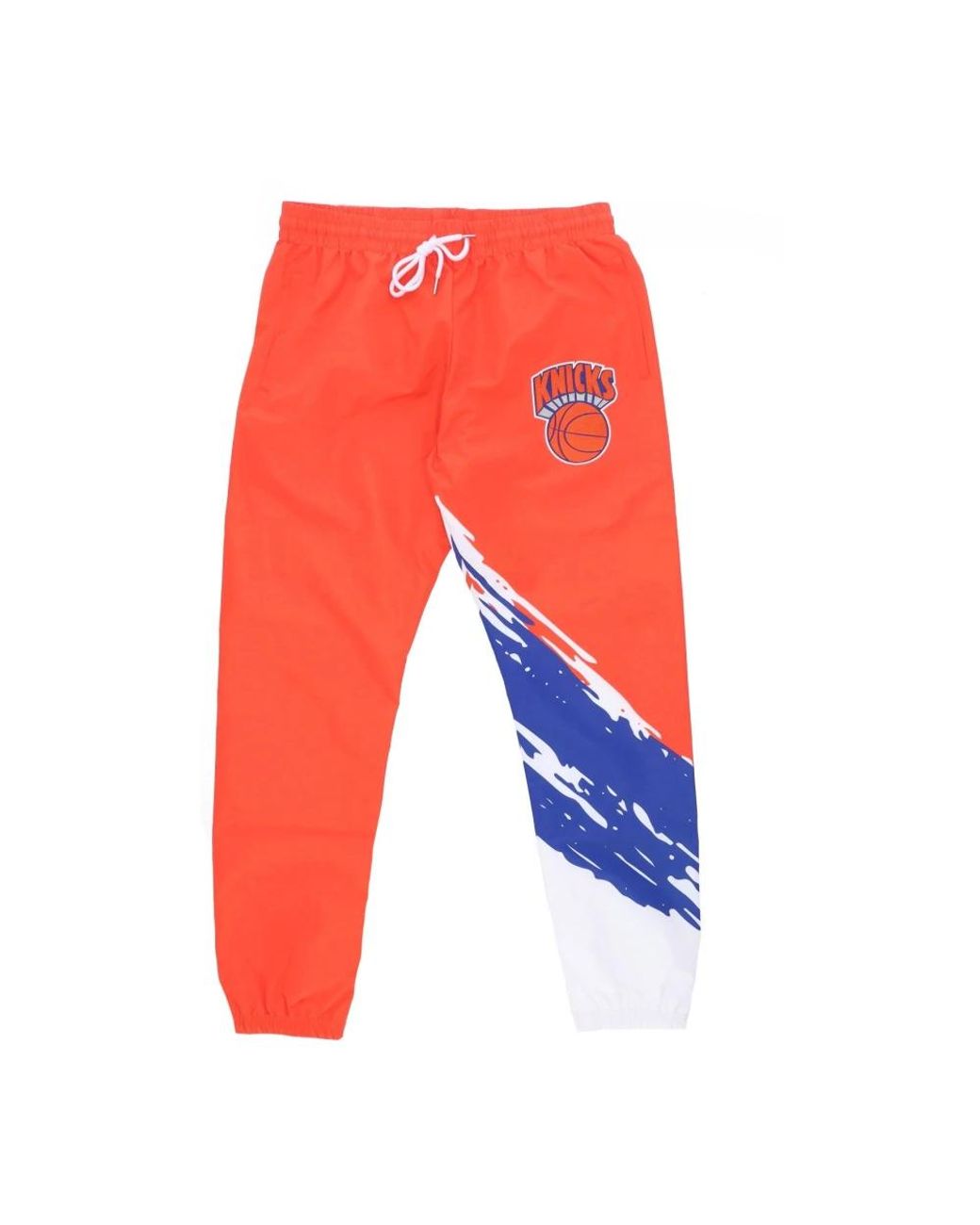 Mitchell & Ness Broeken ,Veelkleurig ,Polyester Nba Paintbrush Warm Up Broek in het Red voor heren