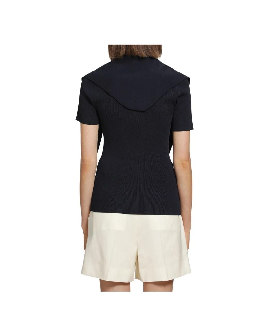 Max Mara Blue V-Neck Knitwear
