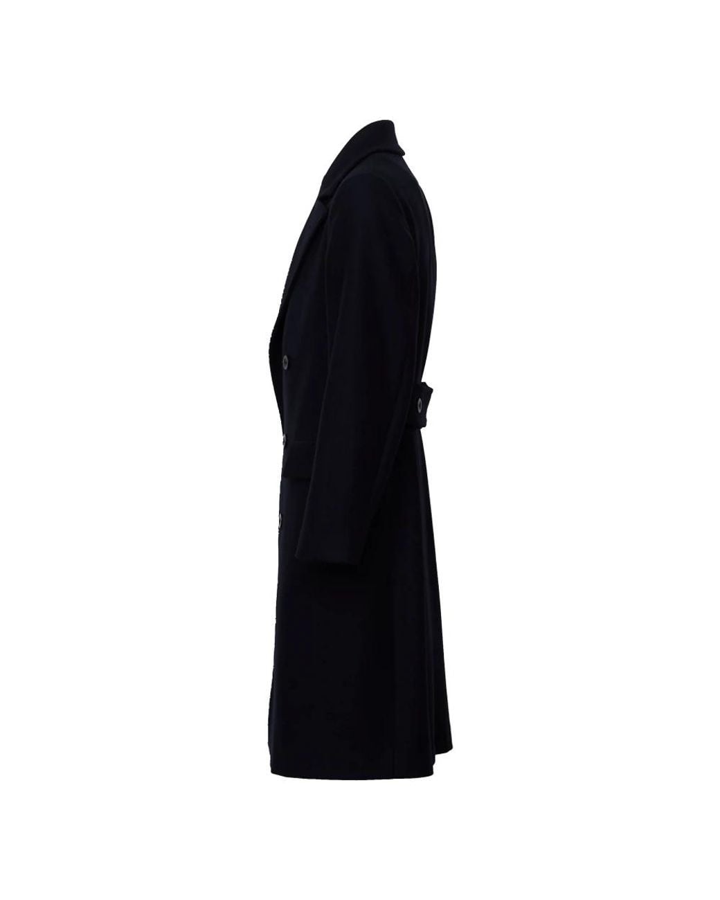 Boglioli Black Double-Breasted Coats for men