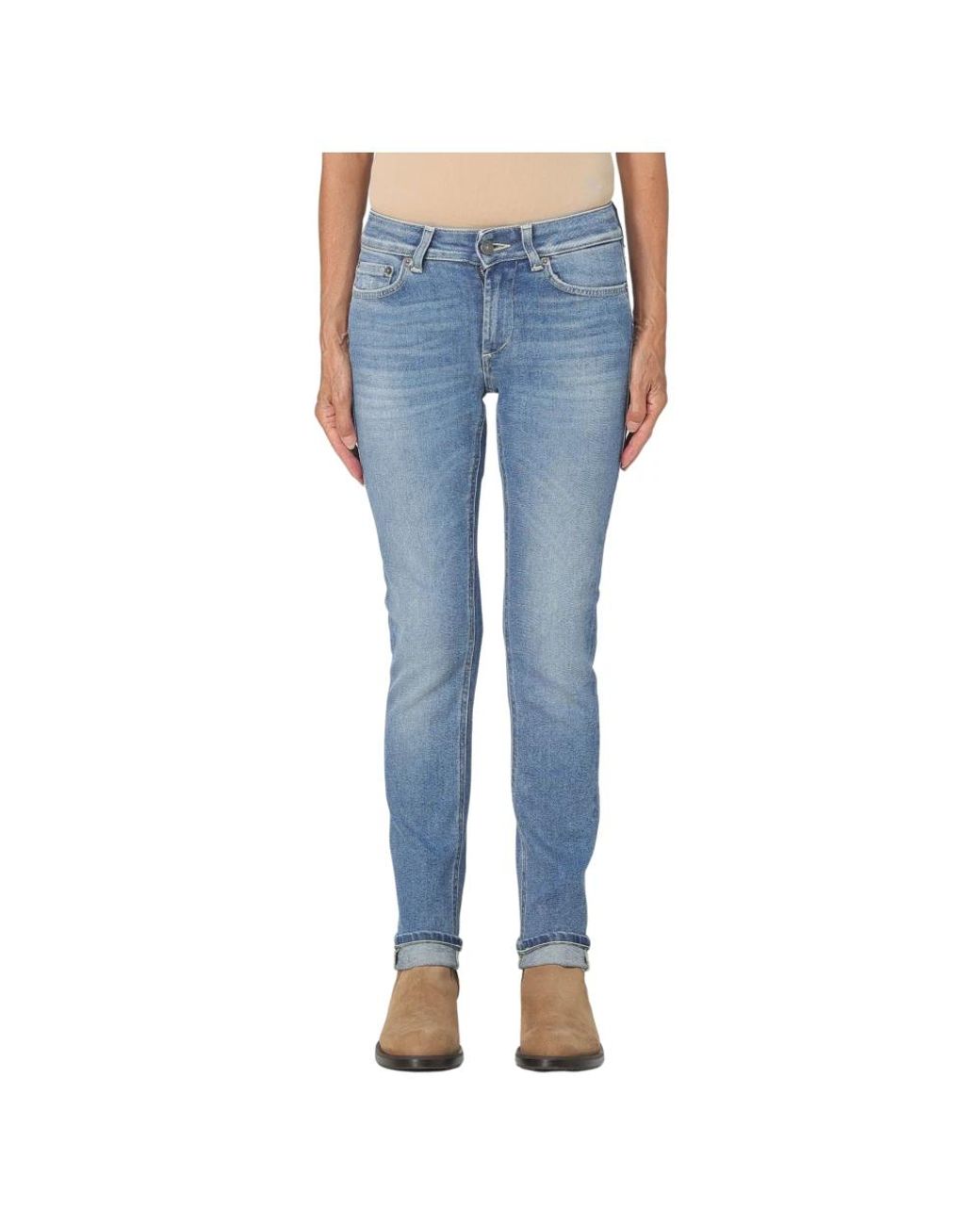 Dondup Blue Slim Fit Jeans