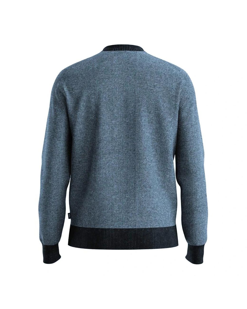Boss Gray Round-Neck Knitwear for men