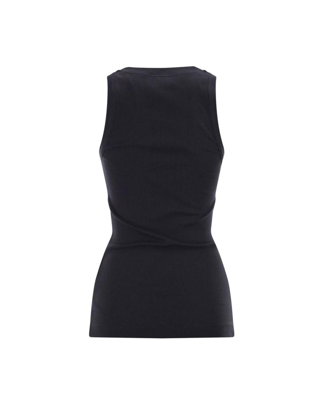 Brunello Cucinelli Black Sleeveless Tops