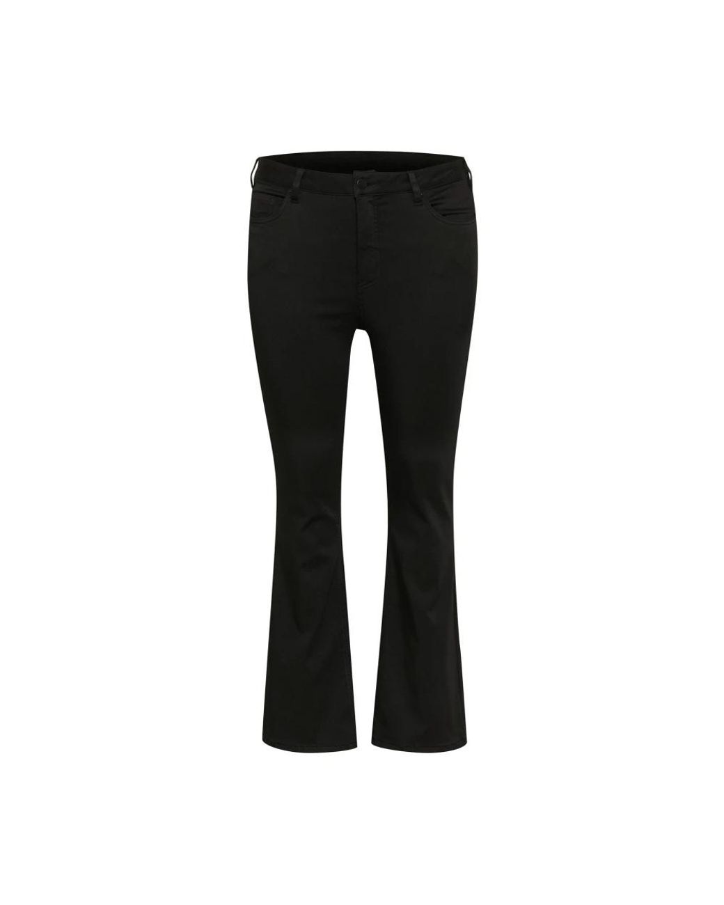 Boot-Cut Jeans Kaffe de color Black