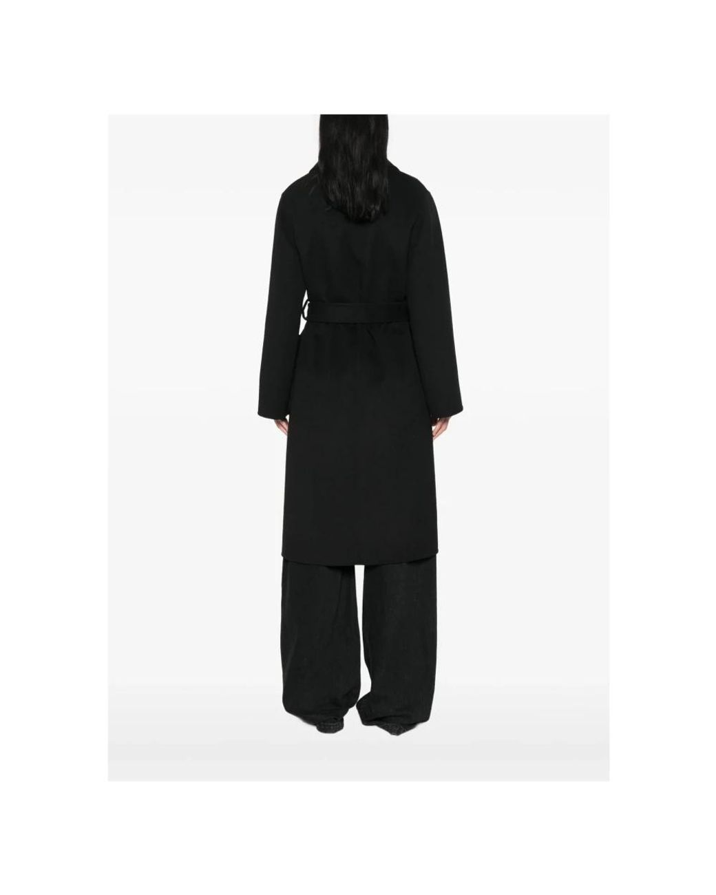 Ermanno Scervino Black Belted Coats