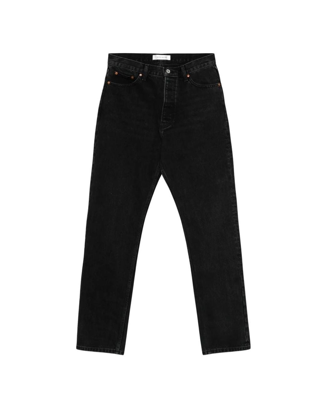 AYA MUSE Black Straight Fit Jeans