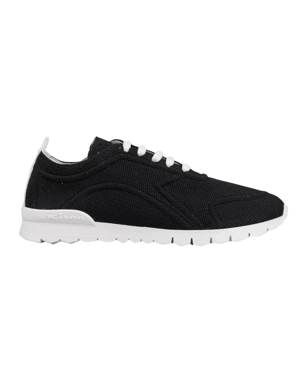 Kiton Black Sneakers for men