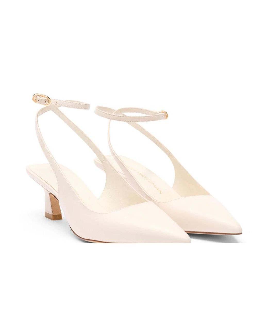 Stuart Weitzman White Pumps