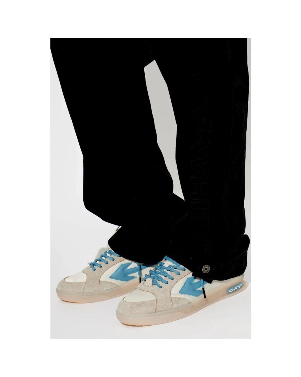Off-White c/o Virgil Abloh Blue 'End Of Play' Sports Shoes for men