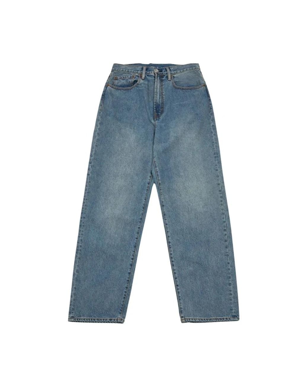 Thisisneverthat Blue Straight Fit Jeans for men