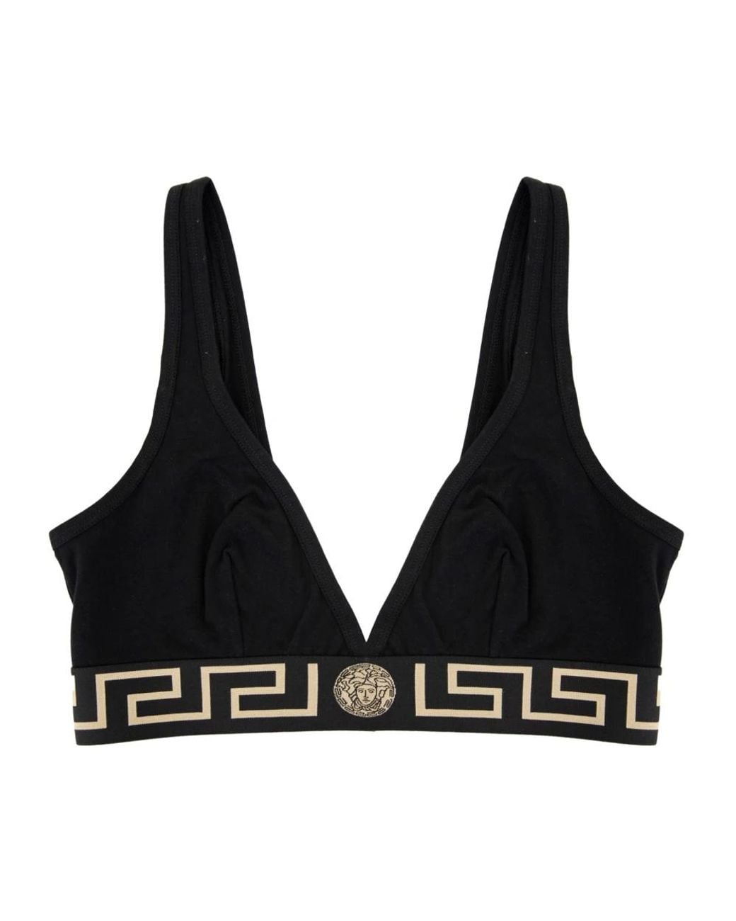 Versace Ondergoed ,Zwart ,Katoen Haakbeha Griekse Stijl in het Black