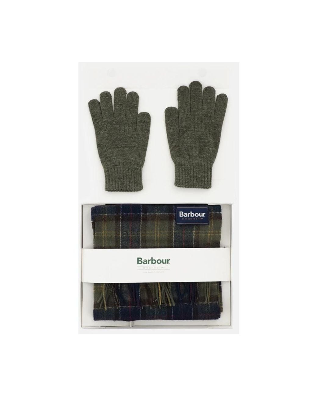 Barbour Black Winter Scarves for men