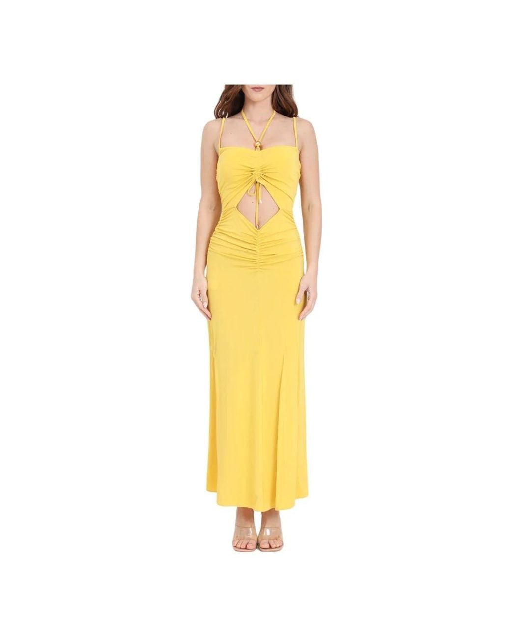 SIMONA CORSELLINI Yellow Maxi Dresses