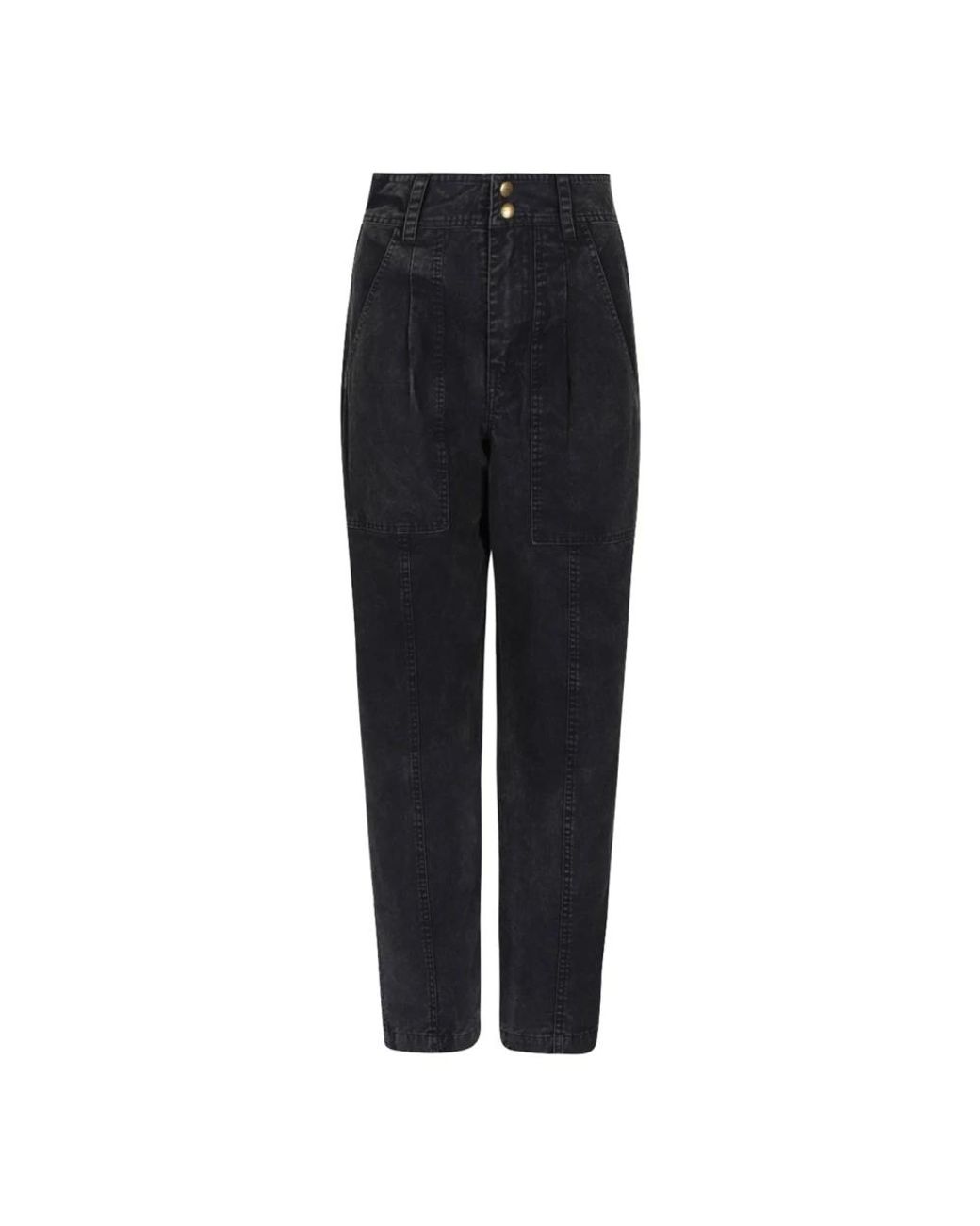 Isabel Marant Black Loose-Fit Jeans