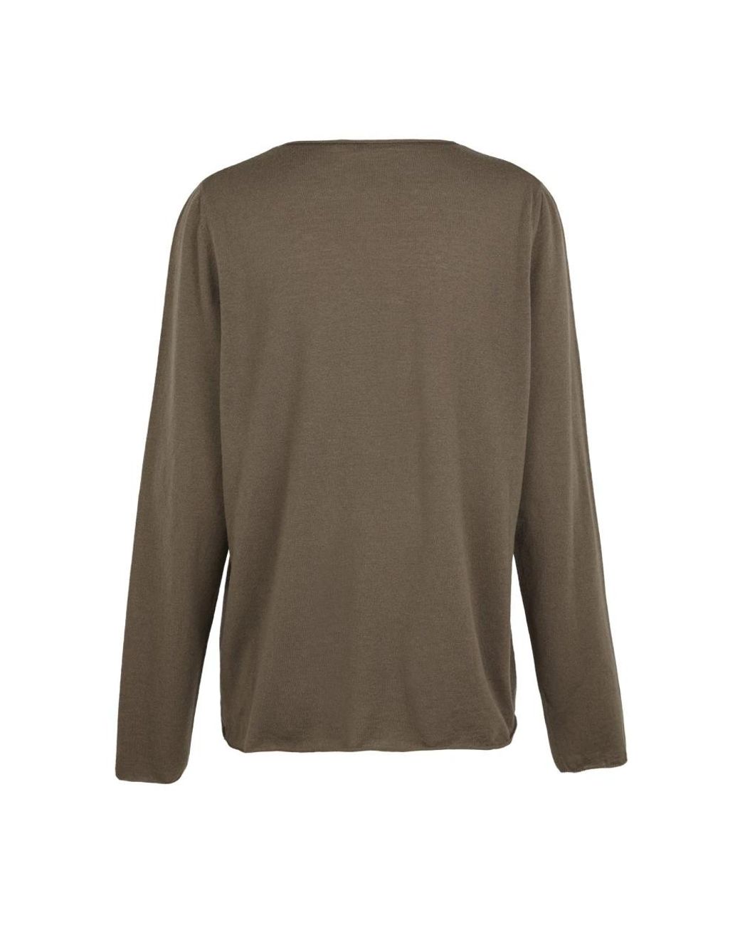 Cortana Green Round-Neck Knitwear