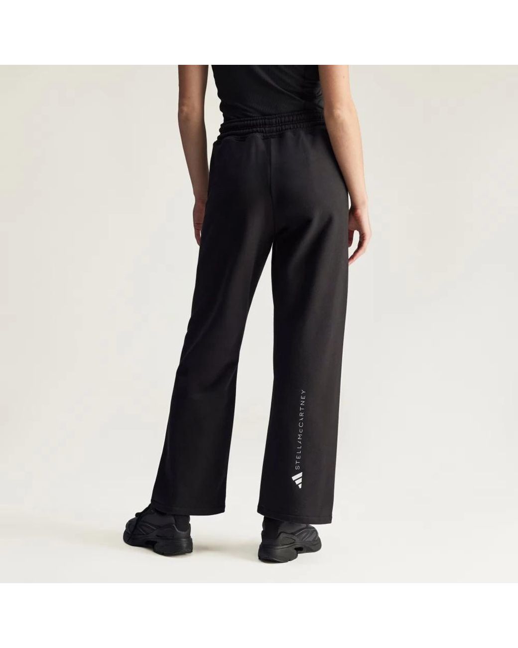 Adidas By Stella McCartney Black Wide Trousers