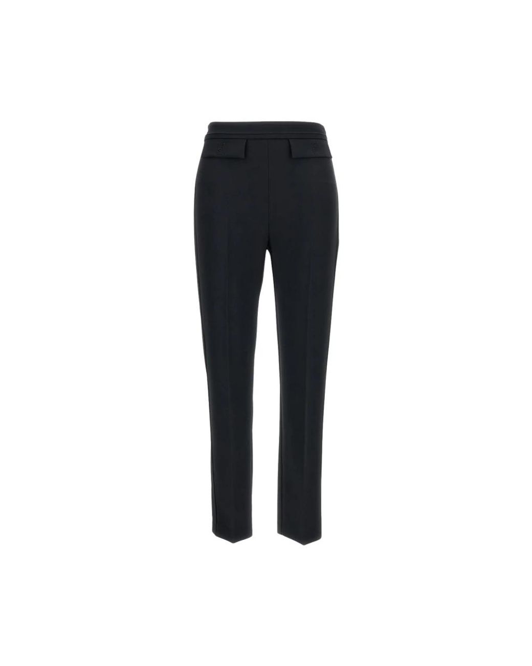 Elisabetta Franchi Black Cropped Trousers