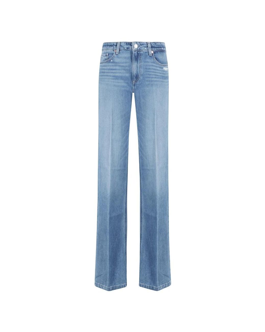 PAIGE Blue Straight Fit Jeans