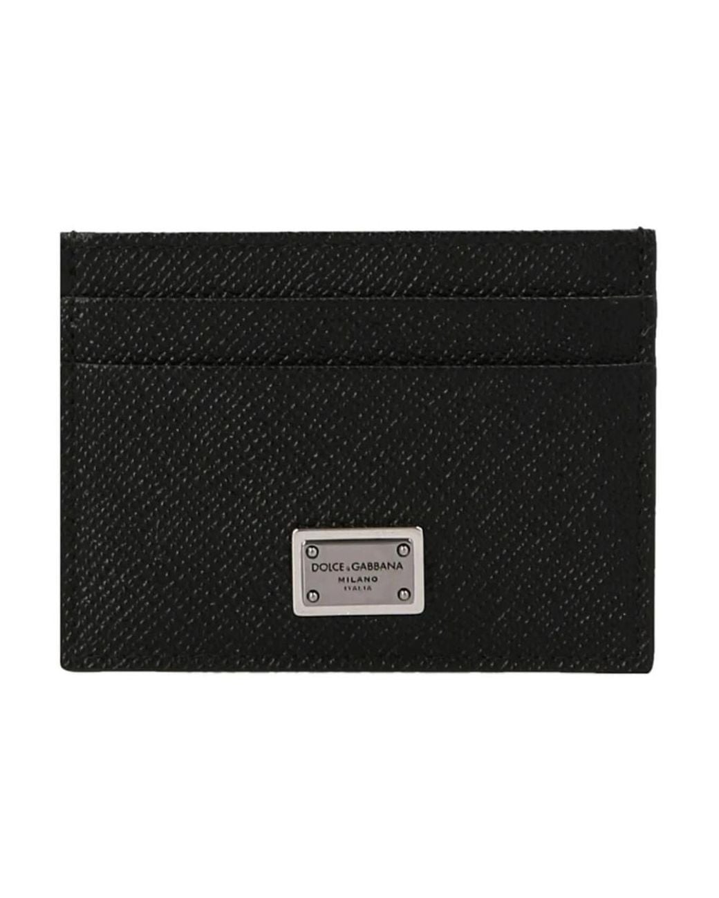 Dolce & Gabbana Black Wallets & Cardholders for men
