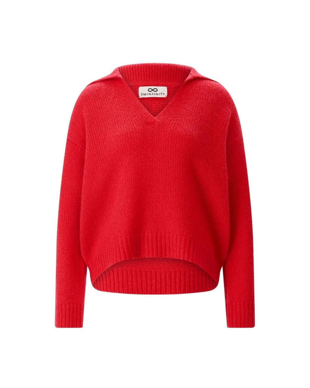 SMINFINITY Red Cashmere Knitwear