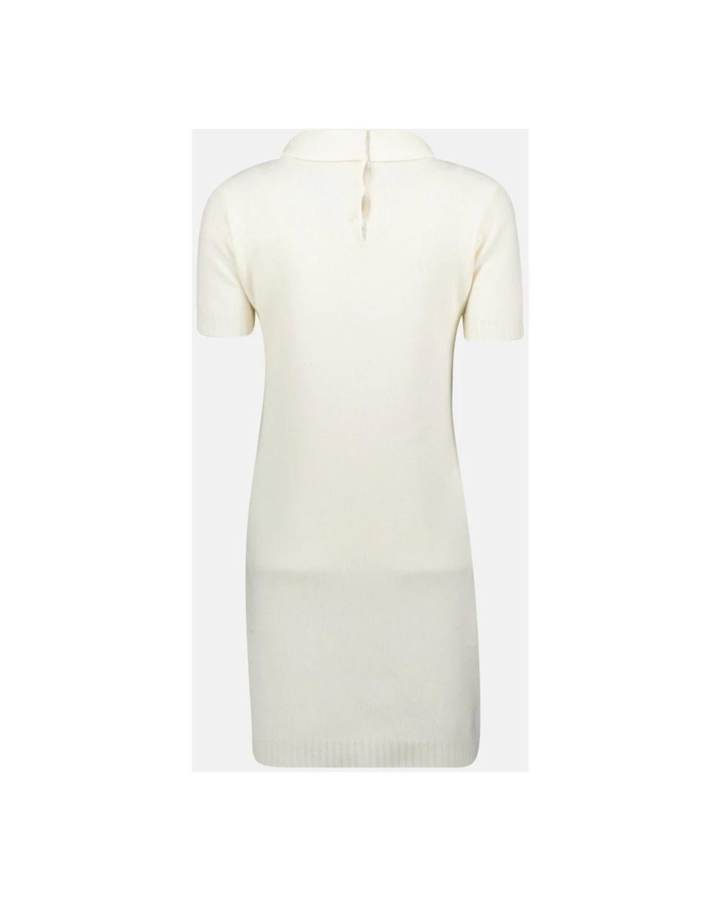 Prada White Knitted Dresses