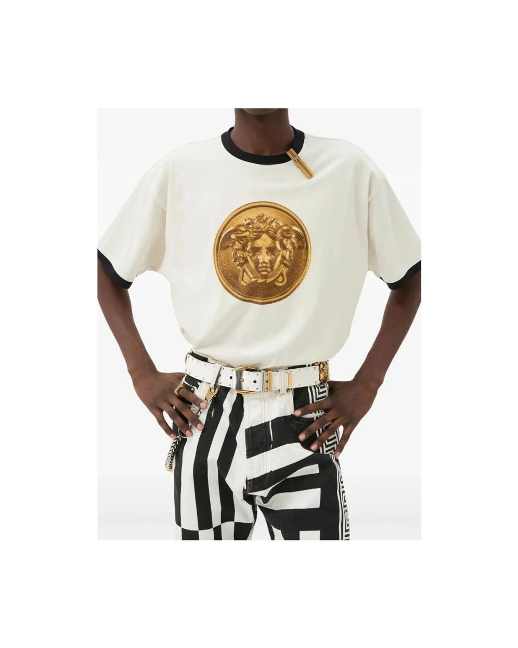 Versace White T-Shirts for men