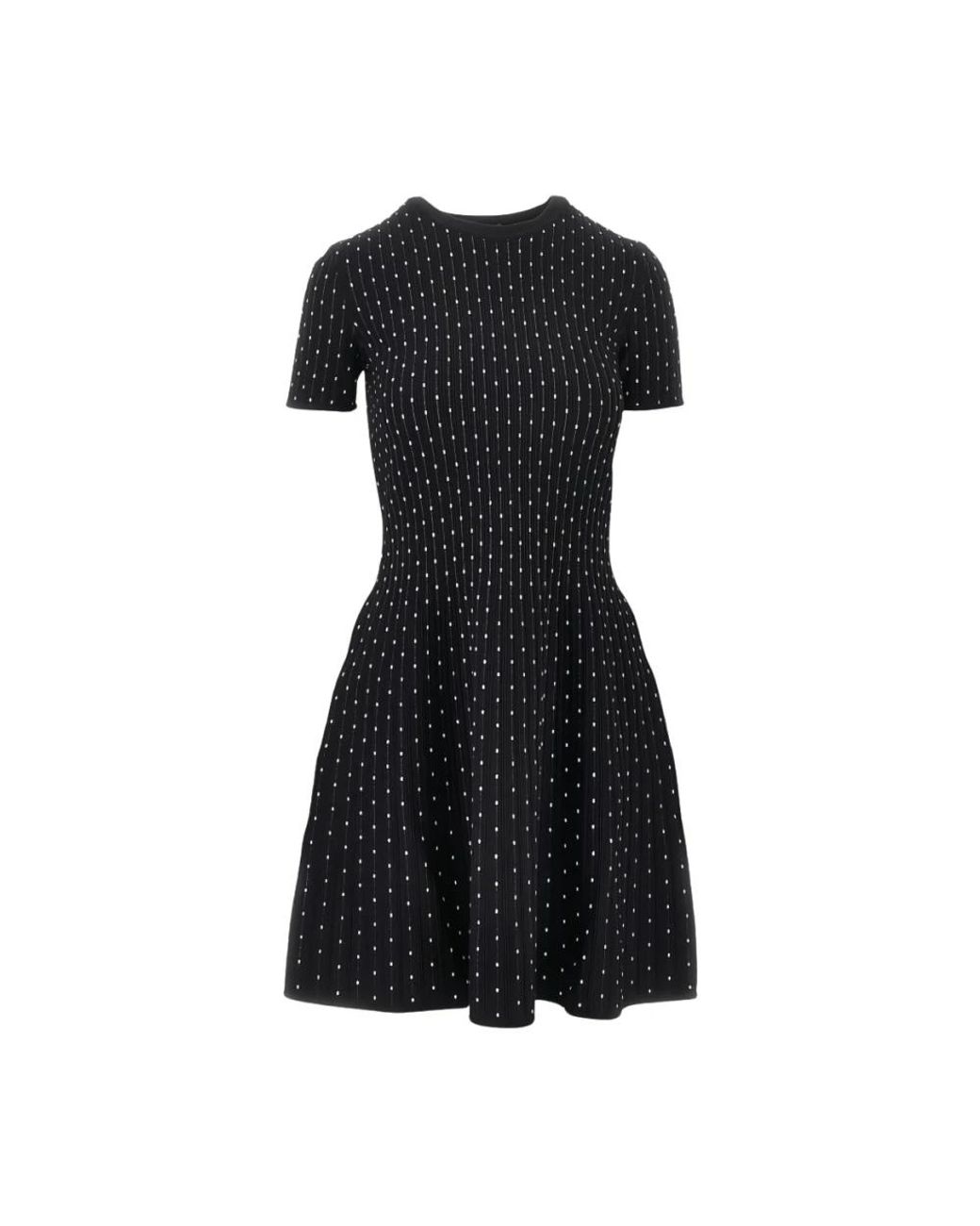 Emporio Armani Black Knitted Dresses
