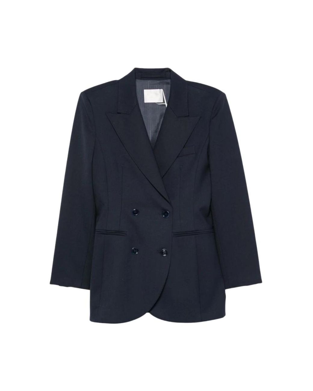 Marella Blazer Met Mini-Rucheafwerking in het Blue