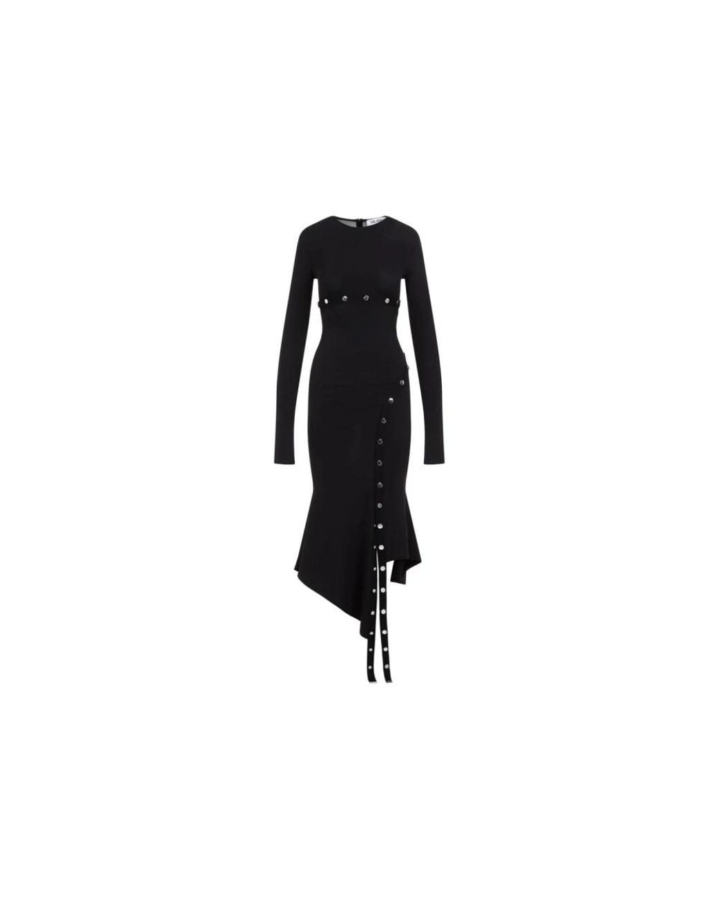 The Attico Black Midi Dresses