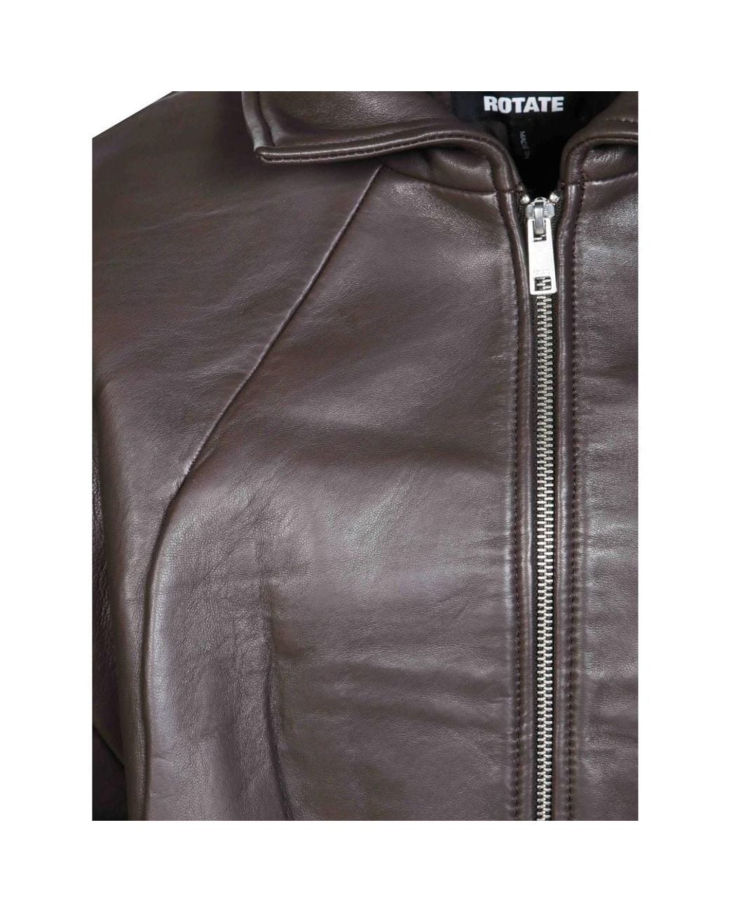 ROTATE BIRGER CHRISTENSEN Black Leather Jackets
