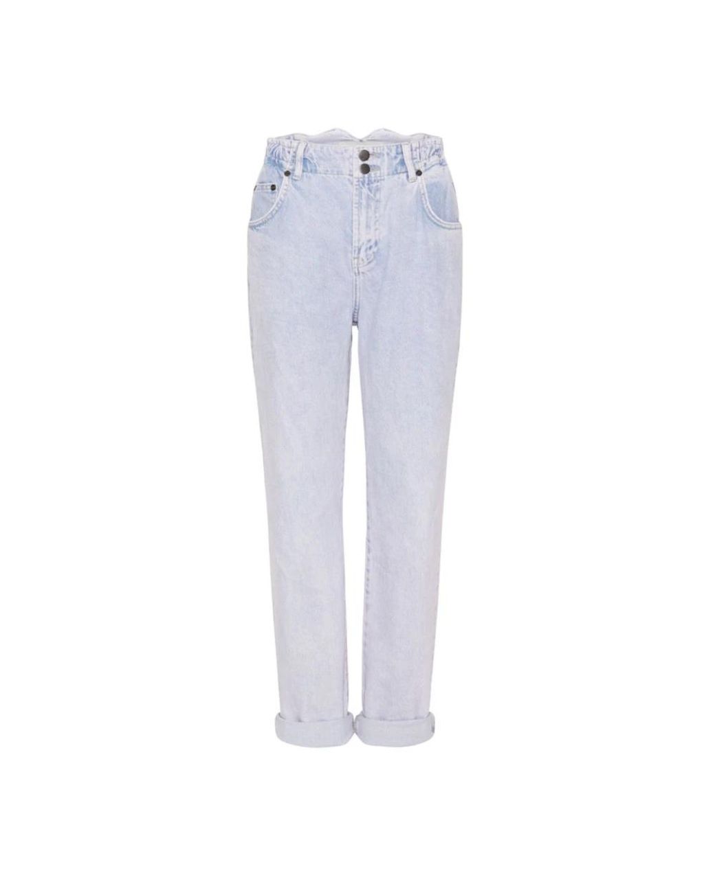 One Teaspoon Blue Straight Fit Jeans
