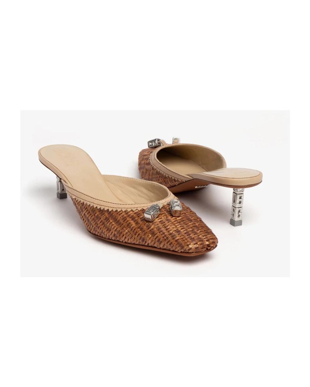 Gcds Brown Heeled Mules