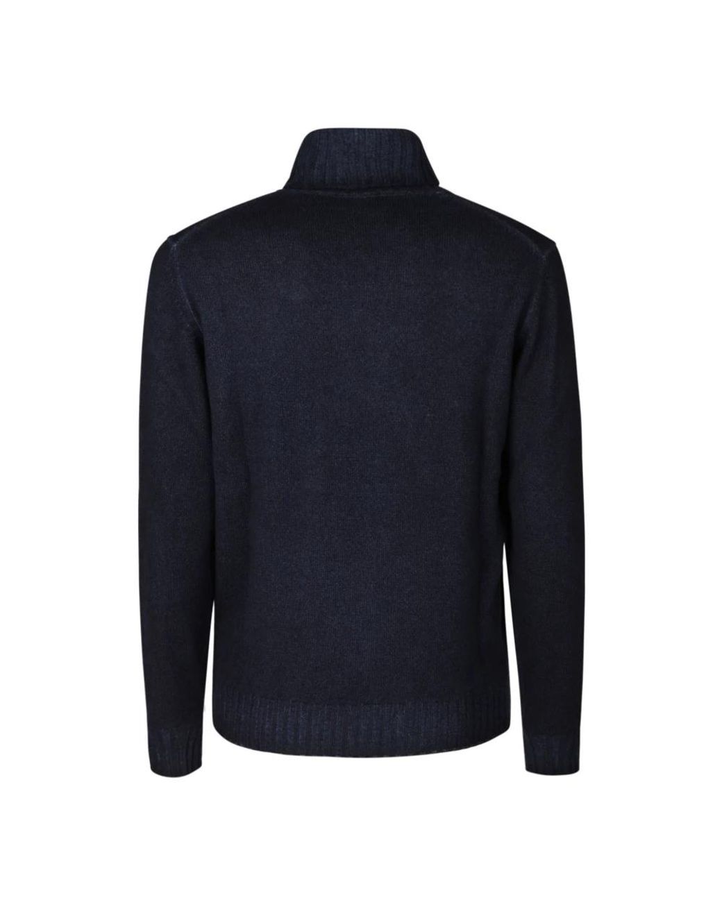 FILIPPO DE LAURENTIIS Blue Turtlenecks for men