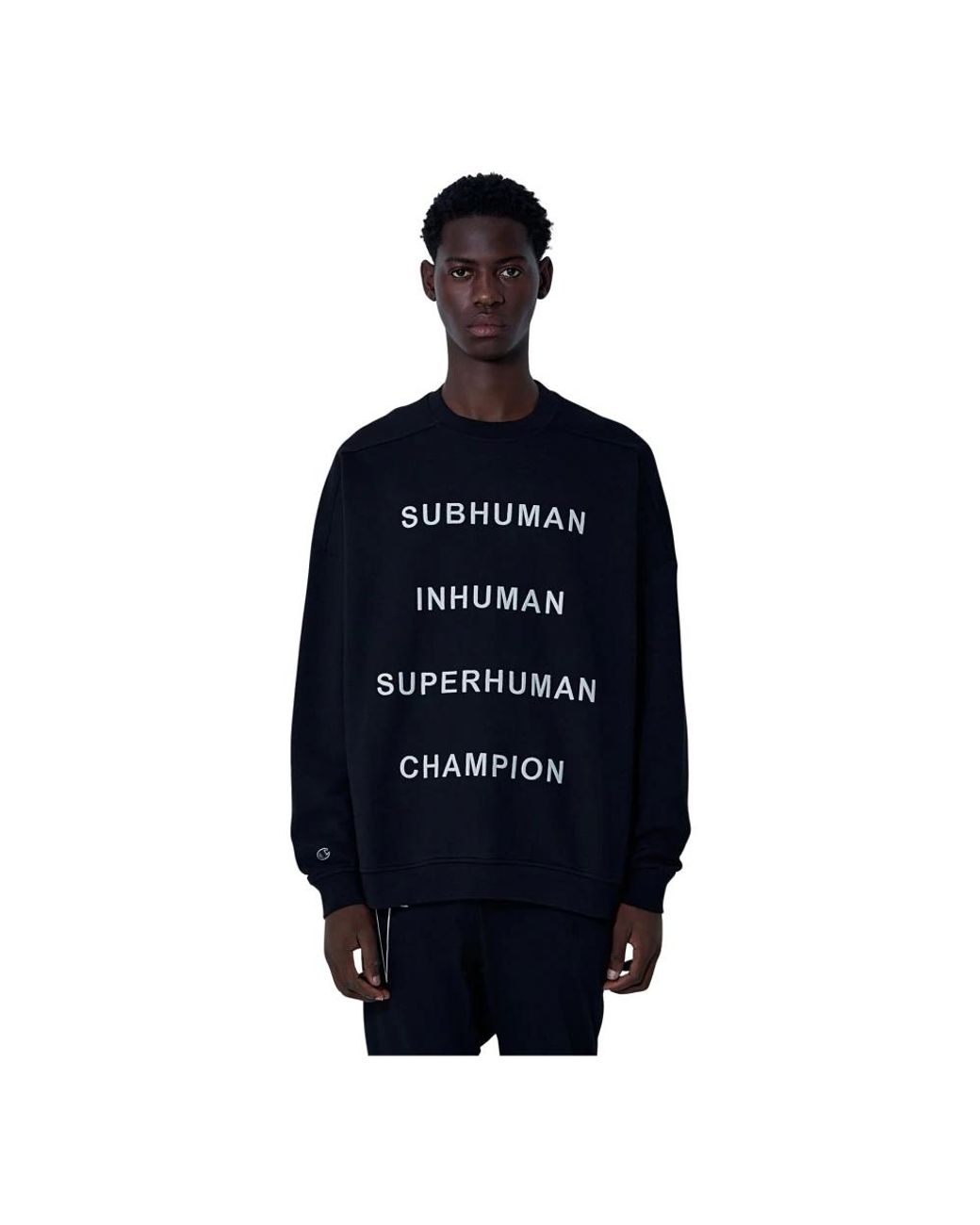 Rick Owens Blue Sweatshirts for men