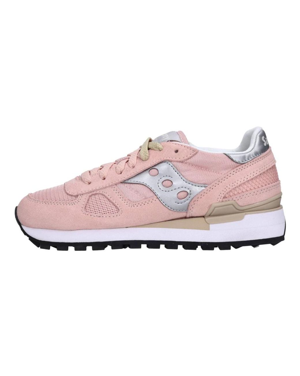Saucony Schoenen ,Roze ,Suède Shadow Original Sneakers in het Pink