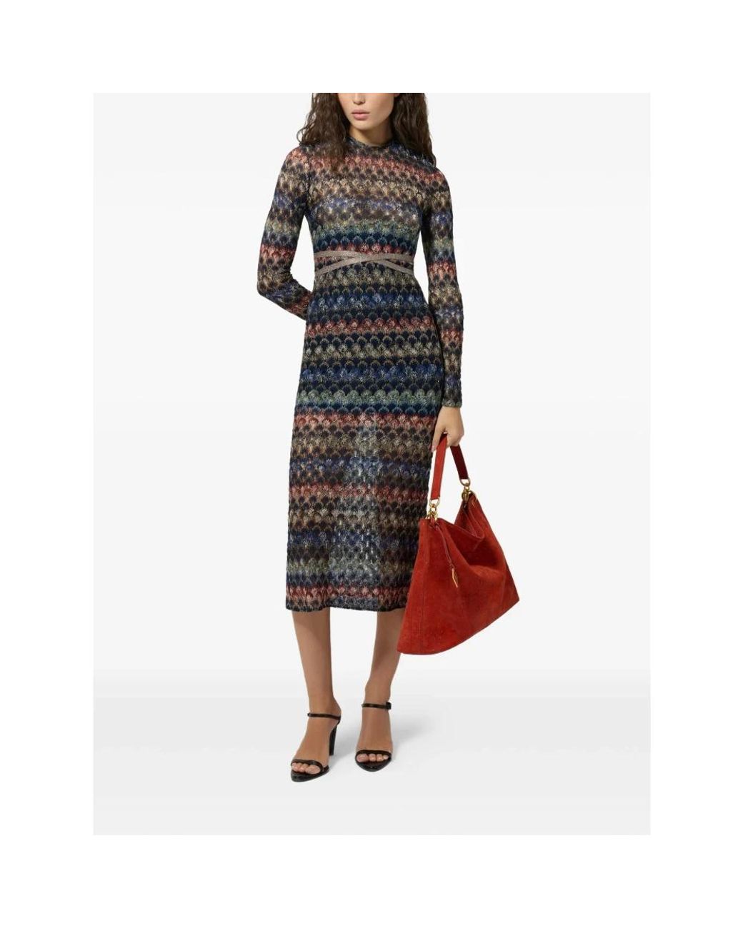 Missoni Gray Knitted Dresses