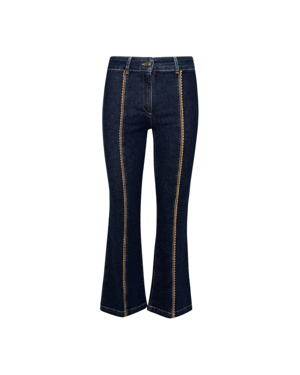 Moschino Blue Cropped Jeans