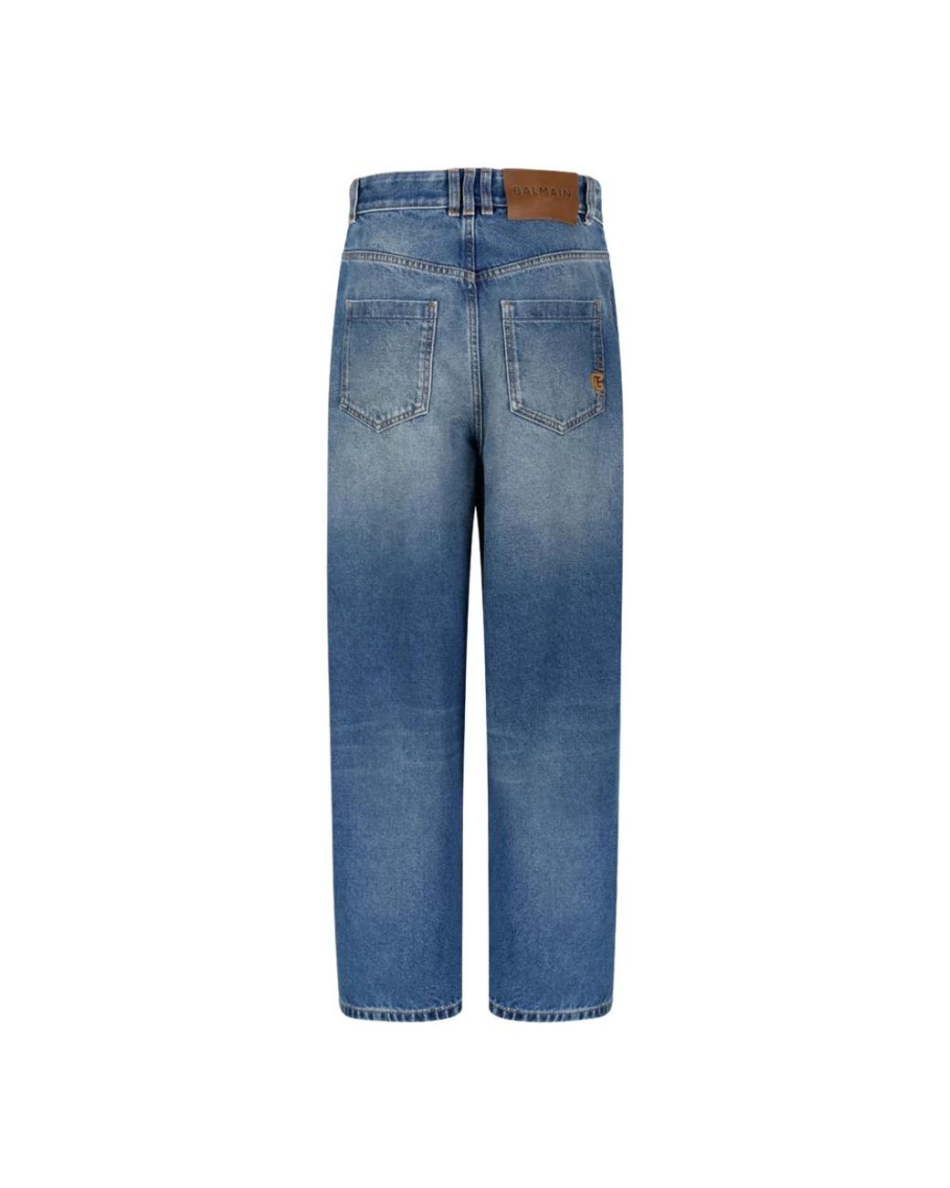 Balmain Blue Straight Fit Jeans