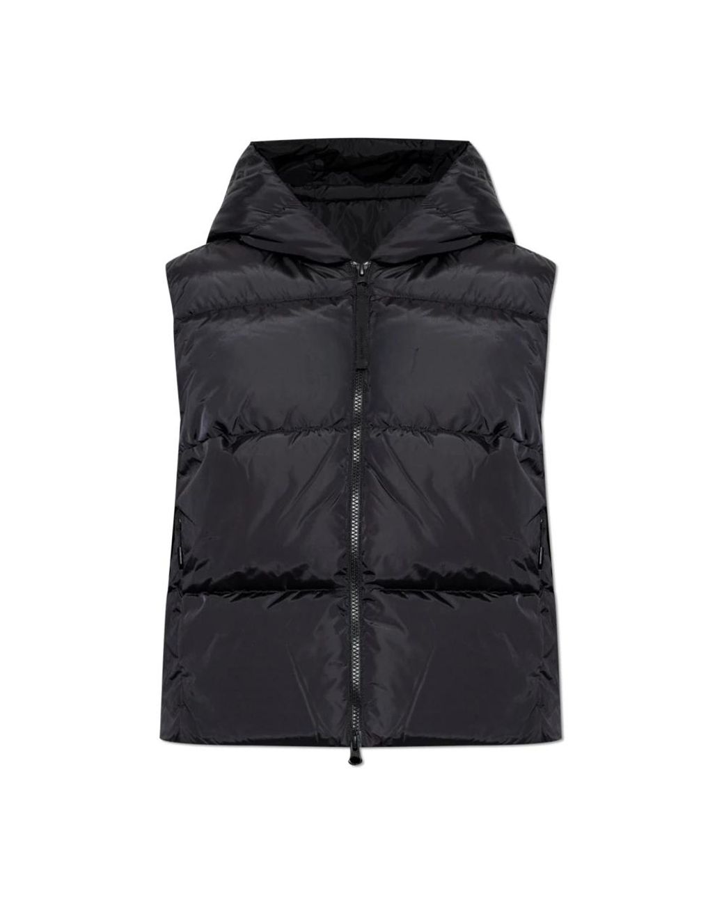 Canada Goose Jassen ,Zwart ,Wol Hy Bridge Wide Quilt Knit Hoody in het Black