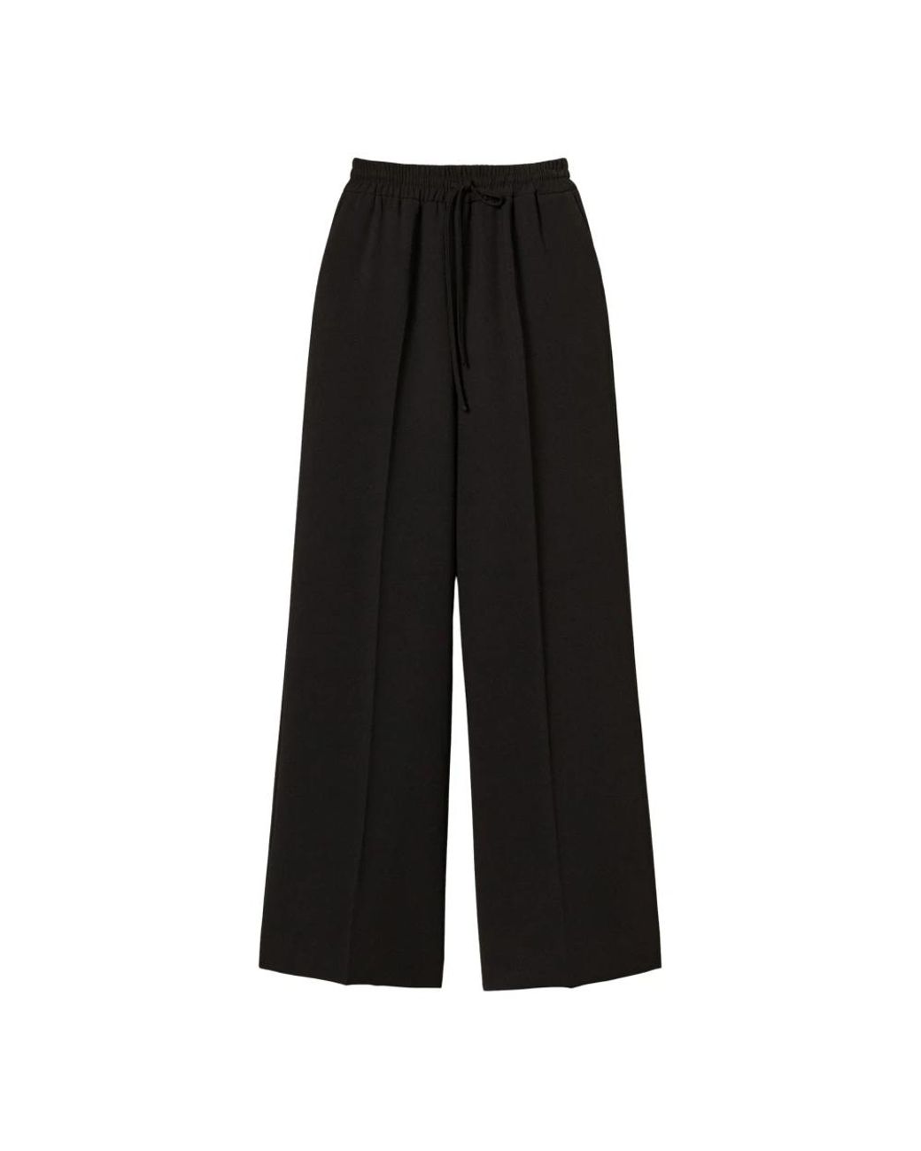 Twinset Wijde Broek in het Black