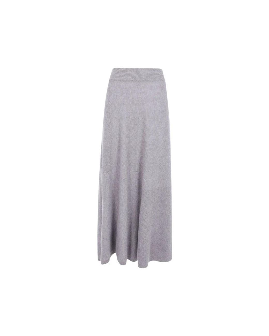 Emporio Armani Gray Midi Skirts