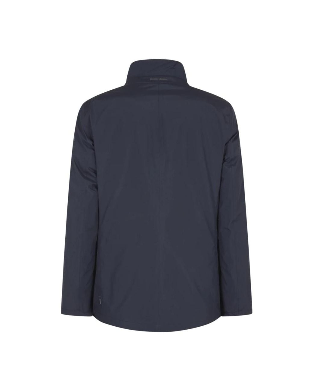 Herno Jassen ,Blauw ,Polyester Gore-Tex 2-Laags Blazer Jack in het Blue voor heren