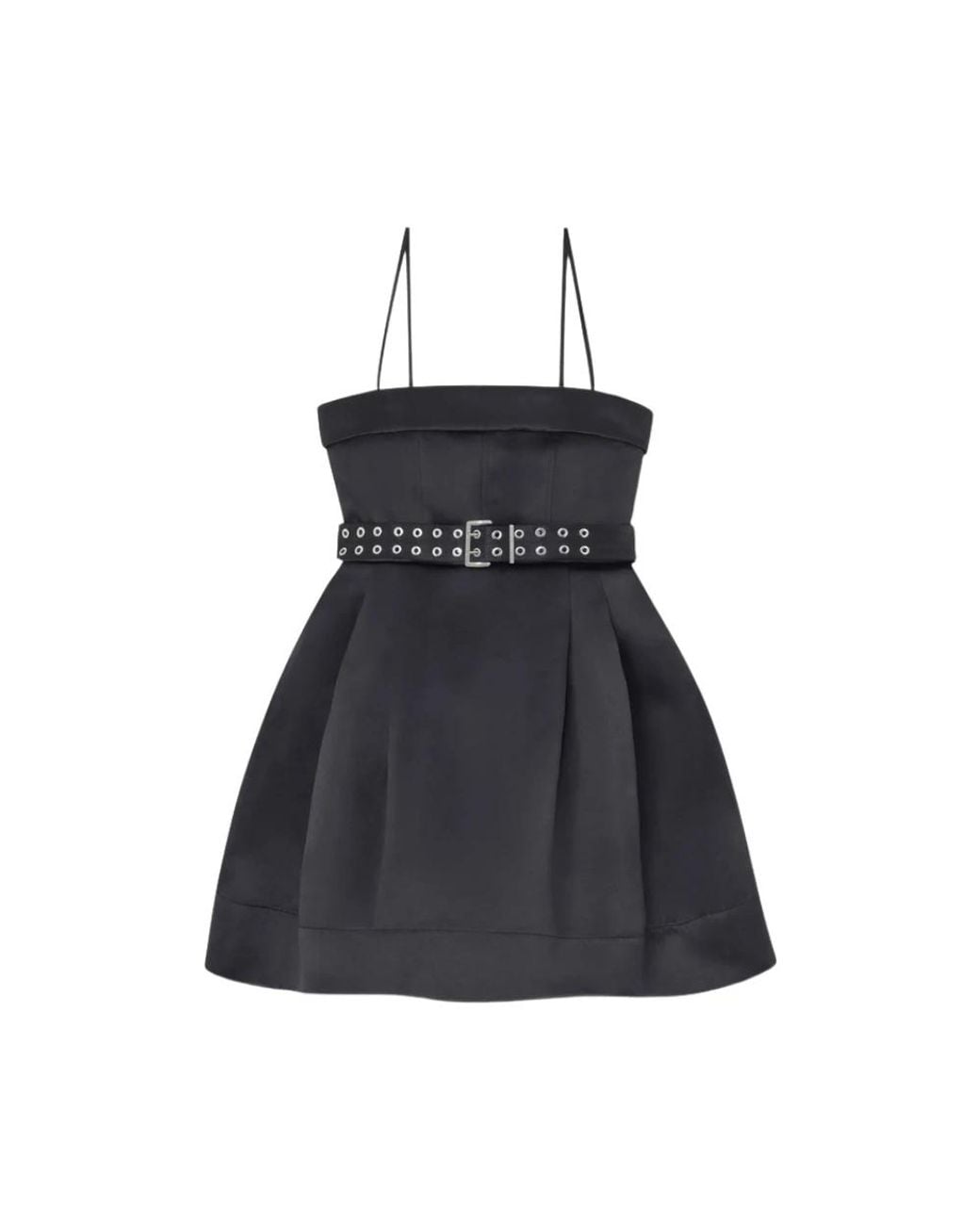 Ganni Black Short Dresses