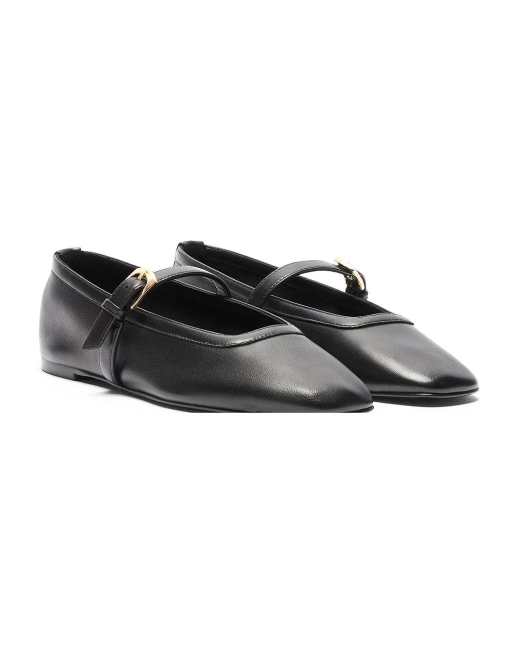 Stuart Weitzman Black Sai Ballerina