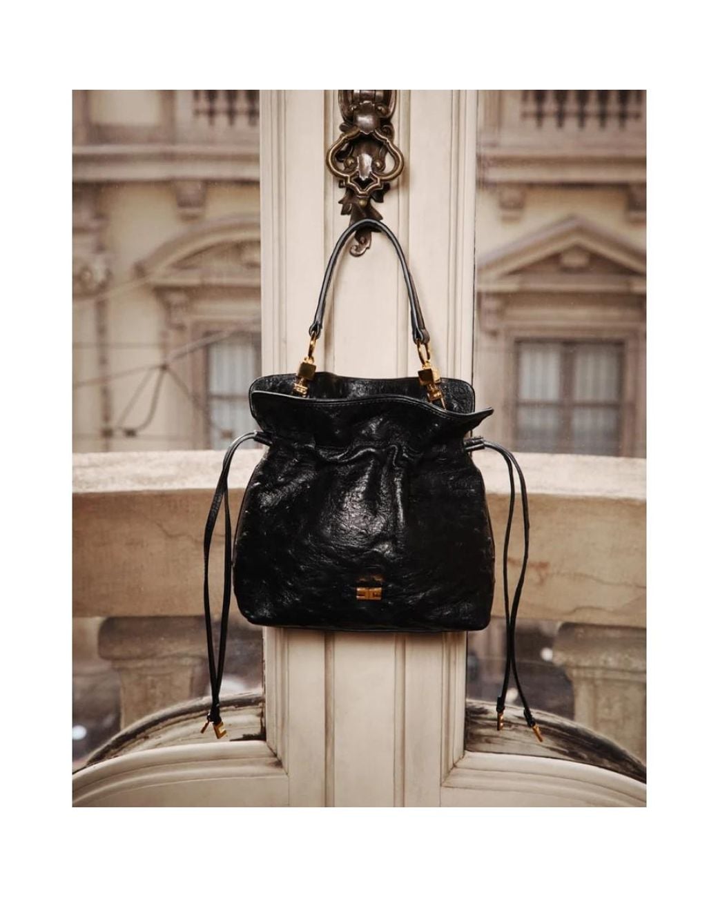 Michael Kors Black Bucket Bags