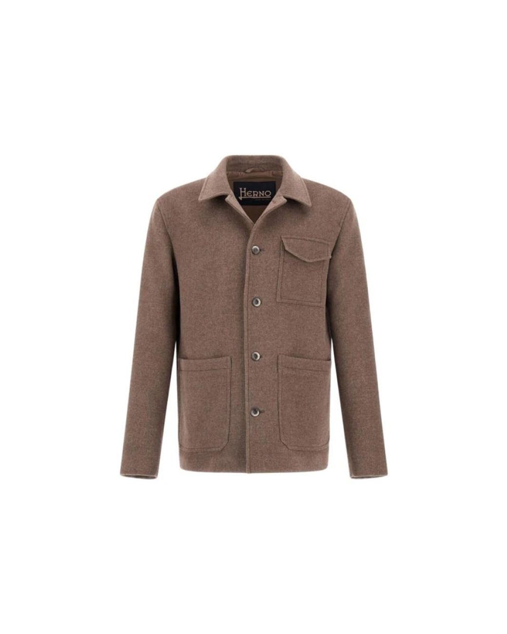 Herno Brown Light Jackets for men