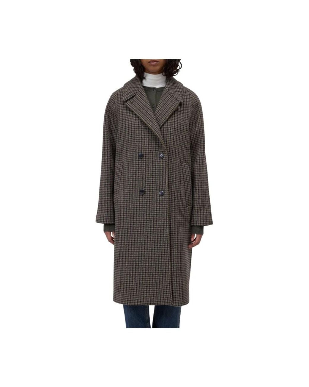 Closed Gray Double-Breasted Coats