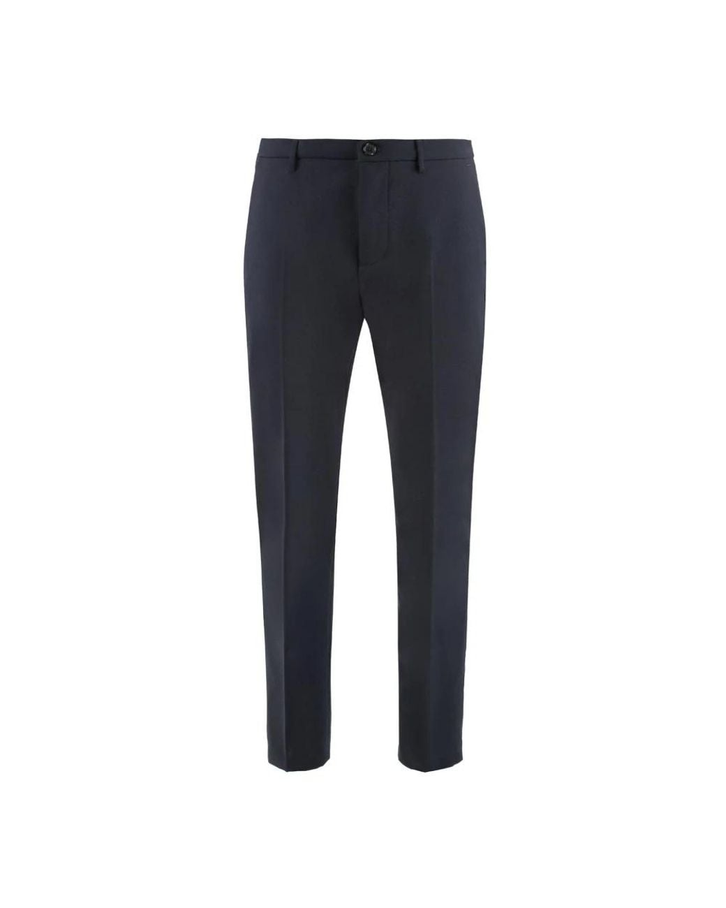 Department 5 Blue Suit Trousers for men